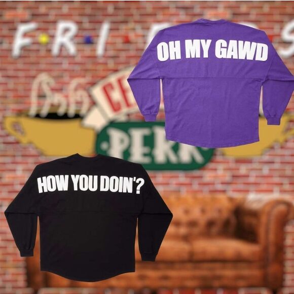 Friends Joey Spirit Jersey OH My Gawd Shirt Long Sleeve - Picture 4 of 10